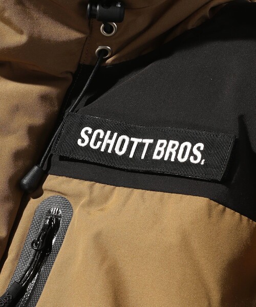 schott（ショット）の「SCHOTT/ショット 2TONE DOWN/ダウン（ダウンジャケット/コート・メンズ・ブラック/ベージュ/オリーブ/レオパード・SMALL/MEDIUM/LARGE/X-LARGE）」の5枚目の写真