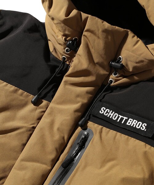 schott（ショット）の「SCHOTT/ショット 2TONE DOWN/ダウン（ダウンジャケット/コート・メンズ・ブラック/ベージュ/オリーブ/レオパード・SMALL/MEDIUM/LARGE/X-LARGE）」の18枚目の写真