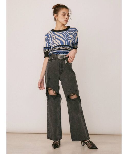 EVRIS(エヴリス)の「ポインテッドメッシュパンプス(パンプス・レディース・ブラック/ブラウン・MEDIUM/LARGE/SMALL)」の5枚目の写真