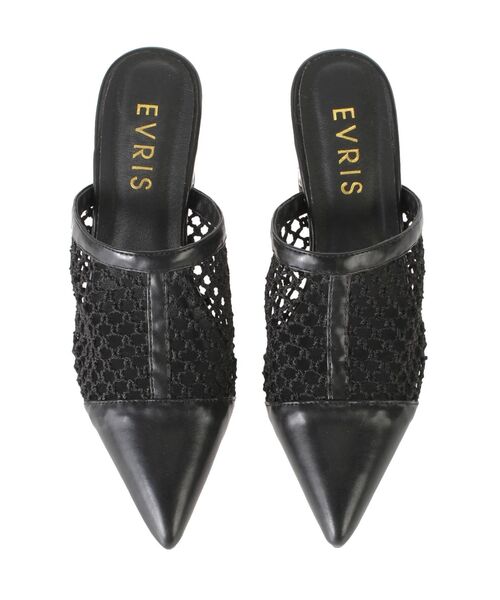 EVRIS(エヴリス)の「ポインテッドメッシュパンプス(パンプス・レディース・ブラック/ブラウン・MEDIUM/LARGE/SMALL)」の22枚目の写真