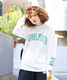X-girl | GRRRRL POWER L/S TEE(Tシャツ/カットソー)