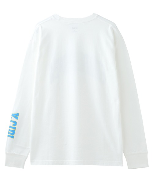 X-girl（エックスガール）の「GRRRRL POWER L/S TEE（Tシャツ/カットソー・レディース・オレンジ/ホワイト/ブラック・M/L/S/XL）」の8枚目の写真
