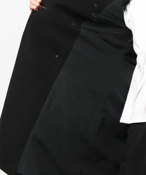 semantic design（セマンティックデザイン）の「セマンティックデザイン/semantic design 撥水ストレッチ ウールライク ダブルトレンチコート（トレンチコート・メンズ・ライトグレー/グレー系その他2/ブラック・MEDIUM/X-LARGE/LARGE）」の4枚目の写真