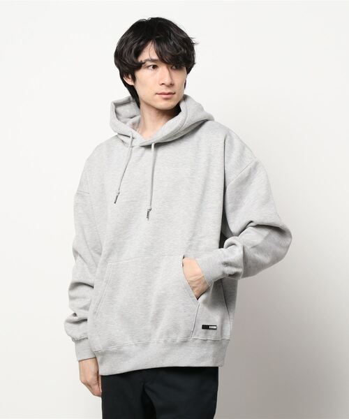 COLONY 2139(コロニートゥーワンスリーナイン)の「シリコンワッペンつき裏起毛BIGパーカー【セットアップ可能】(パーカー・メンズ・ライトグレー/ブルー/チャコールグレー/カーキ/ブラック・MEDIUM/X-LARGE/LARGE)」の11枚目の写真