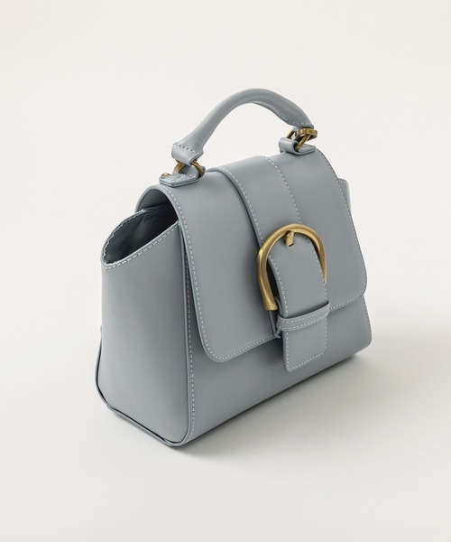 OLIVE des OLIVE(オリーブデオリーブ)の「ビッグバックルショルダー(ショルダーバッグ・レディース・オフホワイト/アイボリー/サックスブルー/ダークブラウン/キャメル・FREE)」の11枚目の写真