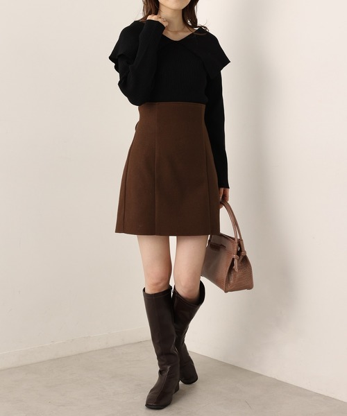 one after another NICE CLAUP（ワンアフターアナザーナイスクラップ）の「セーラーカラーニット（ニット/セーター・レディース・ブラック/アイボリー/ラベンダー/ホワイト系その他・FREE）」の20枚目の写真