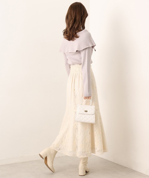 one after another NICE CLAUP（ワンアフターアナザーナイスクラップ）の「セーラーカラーニット（ニット/セーター・レディース・ブラック/アイボリー/ラベンダー/ホワイト系その他・FREE）」の21枚目の写真