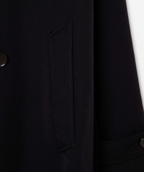 WEGO（ウィゴー）の「WEGO/ルーズチェスターコート（チェスターコート・メンズ・ブラック/ベージュ・MEDIUM/LARGE）」の13枚目の写真