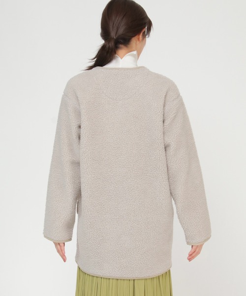 Vincent et Mireille（バンソンエミレイユ）の「Vincent et Mireille バンソンエミレイユ ブルゾン（ブルゾン・レディース・オフホワイト/ブラック・M）」の10枚目の写真