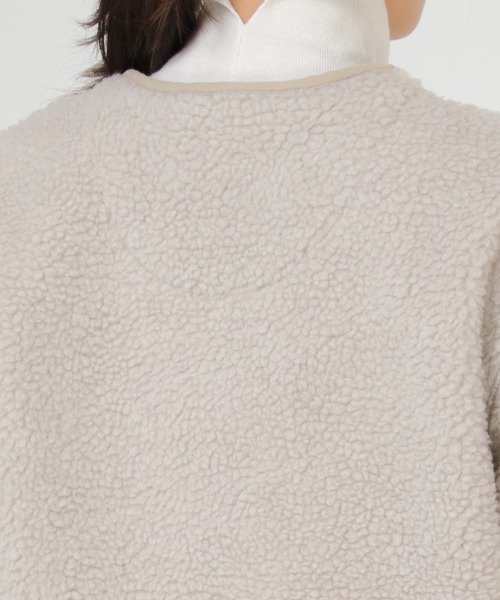 Vincent et Mireille（バンソンエミレイユ）の「Vincent et Mireille バンソンエミレイユ ブルゾン（ブルゾン・レディース・オフホワイト/ブラック・M）」の13枚目の写真