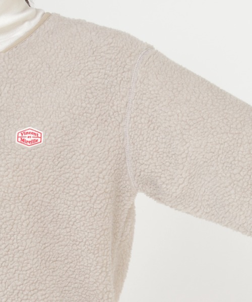 Vincent et Mireille（バンソンエミレイユ）の「Vincent et Mireille バンソンエミレイユ ブルゾン（ブルゾン・レディース・オフホワイト/ブラック・M）」の14枚目の写真