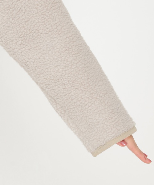 Vincent et Mireille（バンソンエミレイユ）の「Vincent et Mireille バンソンエミレイユ ブルゾン（ブルゾン・レディース・オフホワイト/ブラック・M）」の15枚目の写真