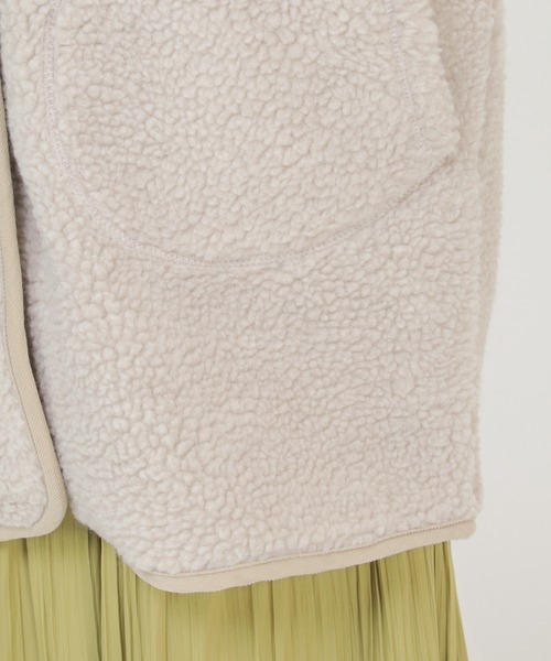 Vincent et Mireille（バンソンエミレイユ）の「Vincent et Mireille バンソンエミレイユ ブルゾン（ブルゾン・レディース・オフホワイト/ブラック・M）」の16枚目の写真