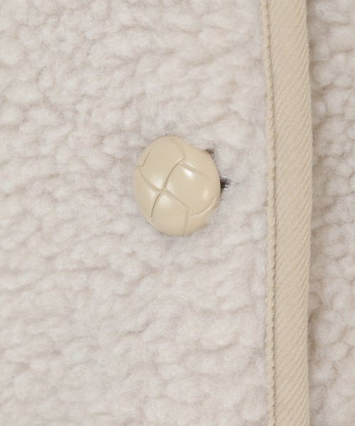 Vincent et Mireille（バンソンエミレイユ）の「Vincent et Mireille バンソンエミレイユ ブルゾン（ブルゾン・レディース・オフホワイト/ブラック・M）」の19枚目の写真