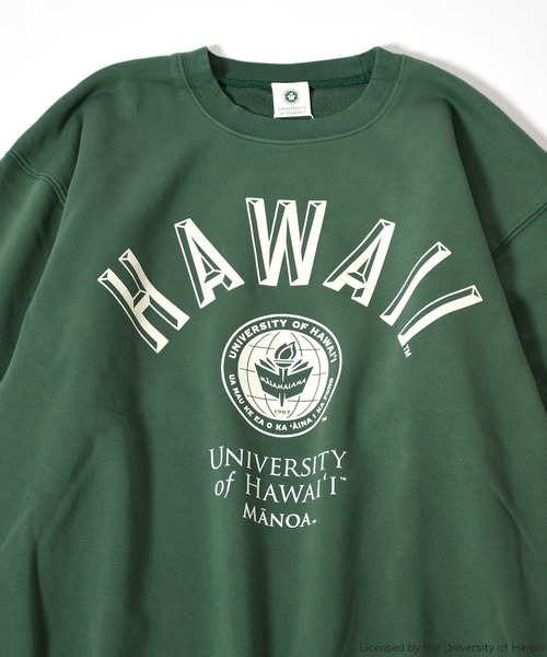 Johnbull Private labo(ジョンブルプライベートラボ)の「【+81BRANCA】カレッジスウェット / HAWAII(スウェット・レディース・グリーン・MEDIUM/X-LARGE)」の9枚目の写真