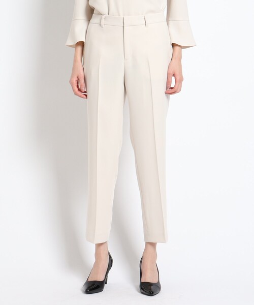 COUP DE CHANCE（クードシャンス）の「◆【フォーマル/入卒/スーツ/洗える/日本製】ムーンダブル ストレッチテーパードパンツ（スーツパンツ・レディース・ナチュラル/ダークネイビー・40/38/36/34）」の3枚目の写真