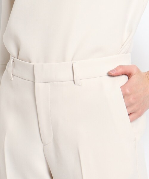 COUP DE CHANCE（クードシャンス）の「◆【フォーマル/入卒/スーツ/洗える/日本製】ムーンダブル ストレッチテーパードパンツ（スーツパンツ・レディース・ナチュラル/ダークネイビー・40/38/36/34）」の6枚目の写真