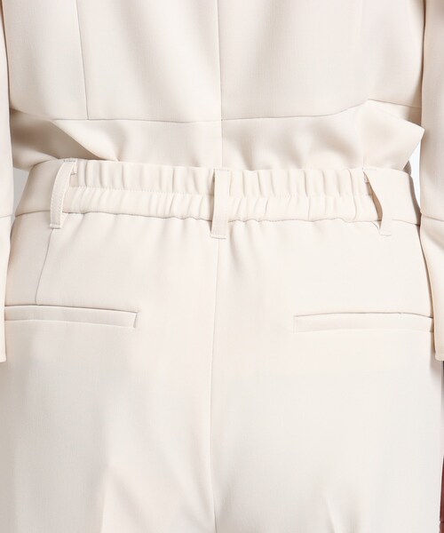 COUP DE CHANCE（クードシャンス）の「◆【フォーマル/入卒/スーツ/洗える/日本製】ムーンダブル ストレッチテーパードパンツ（スーツパンツ・レディース・ナチュラル/ダークネイビー・40/38/36/34）」の7枚目の写真