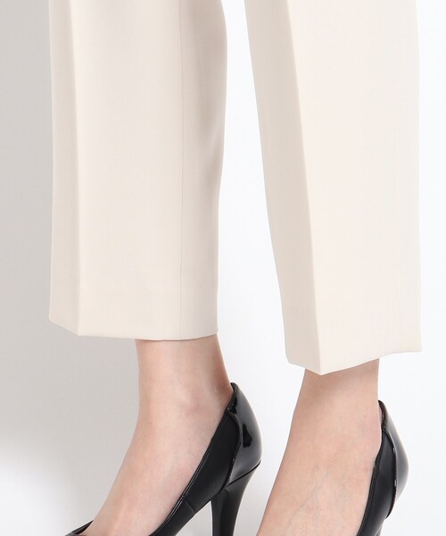 COUP DE CHANCE（クードシャンス）の「◆【フォーマル/入卒/スーツ/洗える/日本製】ムーンダブル ストレッチテーパードパンツ（スーツパンツ・レディース・ナチュラル/ダークネイビー・40/38/36/34）」の8枚目の写真