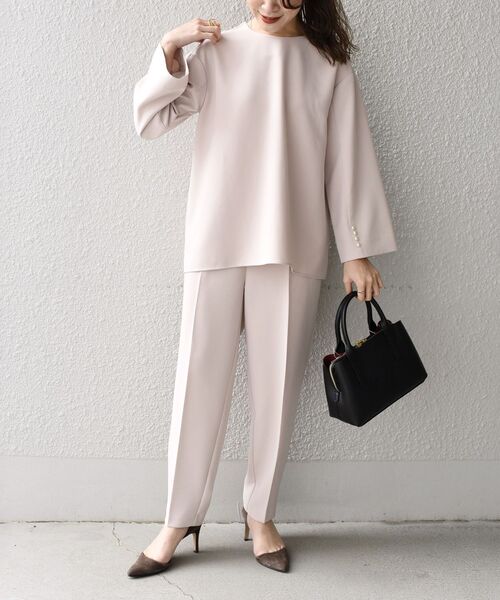 SHIPS（シップス）の「〈手洗い可能〉バックゴムウエストパンツ◆（その他パンツ・レディース・ベージュ/ネイビー・36/38）」の20枚目の写真