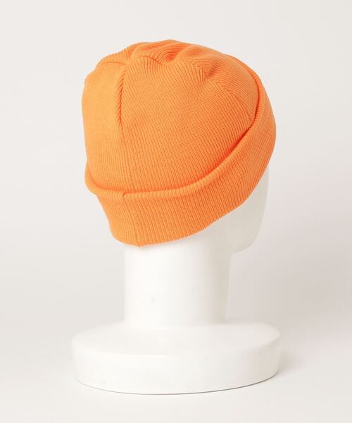X-girl（エックスガール）の「BOX LOGO KNIT CAP（ニットキャップ/ビーニー・レディース・ブラック/グレー/オレンジ/ライトグリーン・ONE SIZE）」の21枚目の写真