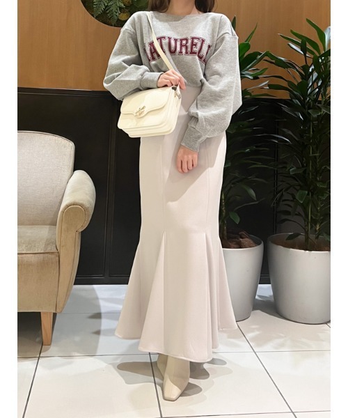 バックサテンマーメイドスカート