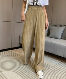 Diosfront | 裾メロウプリーツワイドパンツ(その他パンツ)