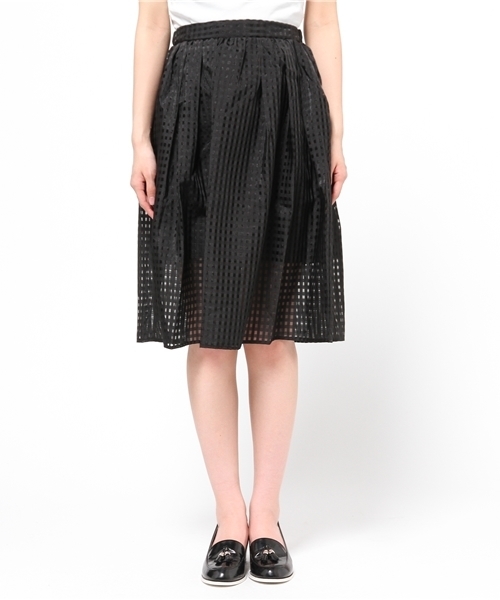 WEGO（ウィゴー）の「WEGO/オーガンジーミディスカート（スカート・レディース・ホワイト/ブラック/ライトパープル・FREE）」の8枚目の写真