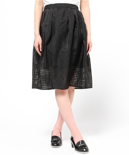 WEGO（ウィゴー）の「WEGO/オーガンジーミディスカート（スカート・レディース・ホワイト/ブラック/ライトパープル・FREE）」の12枚目の写真