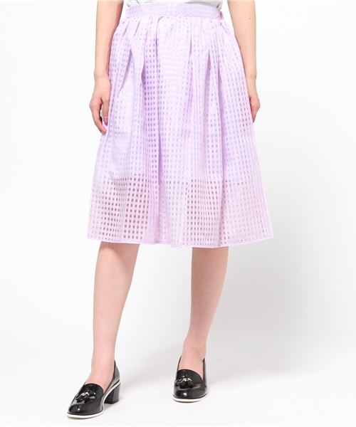 WEGO（ウィゴー）の「WEGO/オーガンジーミディスカート（スカート・レディース・ホワイト/ブラック/ライトパープル・FREE）」の13枚目の写真