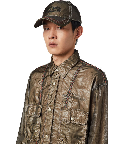 DIESEL(ディーゼル)の「メンズ シャツ ダブルシェル(シャツ/ブラウス・メンズ・カーキ/グレー・LARGE/SMALL/X-SMALL/XX-LARGE/MEDIUM/X-LARGE)」の8枚目の写真