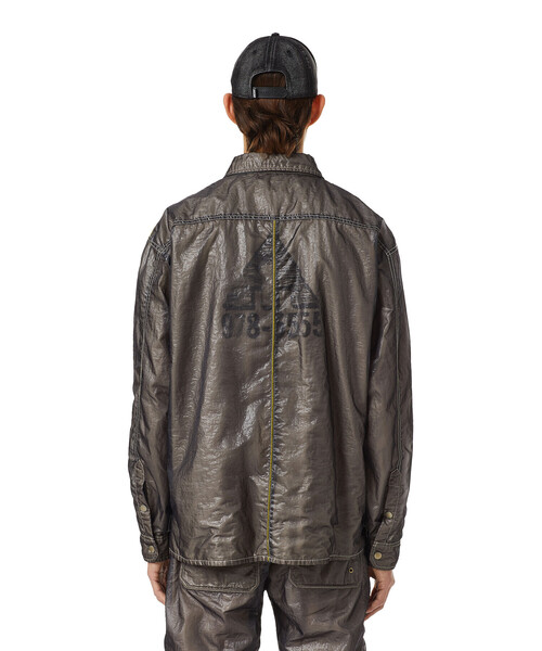 DIESEL(ディーゼル)の「メンズ シャツ ダブルシェル(シャツ/ブラウス・メンズ・カーキ/グレー・LARGE/SMALL/X-SMALL/XX-LARGE/MEDIUM/X-LARGE)」の14枚目の写真