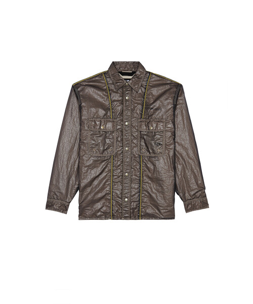 DIESEL(ディーゼル)の「メンズ シャツ ダブルシェル(シャツ/ブラウス・メンズ・カーキ/グレー・LARGE/SMALL/X-SMALL/XX-LARGE/MEDIUM/X-LARGE)」の17枚目の写真