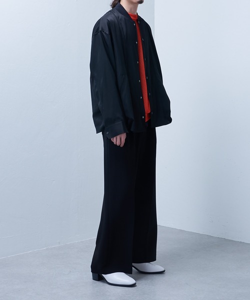 Lui's（ルイス）の「【SILLIS / シリス】 スタジアムジャケット（スタジャン・メンズ・ブラック/グレー・44/46）」の17枚目の写真