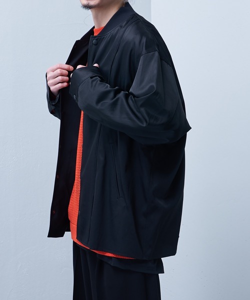 Lui's（ルイス）の「【SILLIS / シリス】 スタジアムジャケット（スタジャン・メンズ・ブラック/グレー・44/46）」の18枚目の写真