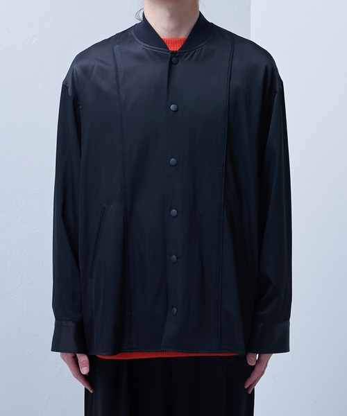 Lui's（ルイス）の「【SILLIS / シリス】 スタジアムジャケット（スタジャン・メンズ・ブラック/グレー・44/46）」の8枚目の写真