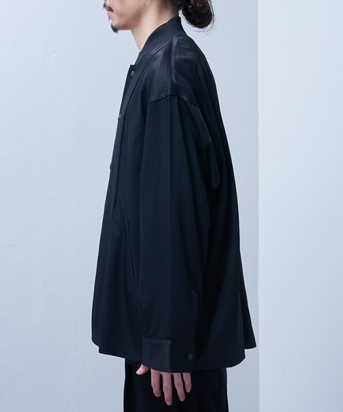 Lui's（ルイス）の「【SILLIS / シリス】 スタジアムジャケット（スタジャン・メンズ・ブラック/グレー・44/46）」の9枚目の写真