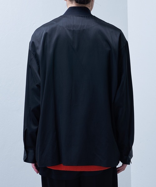 Lui's（ルイス）の「【SILLIS / シリス】 スタジアムジャケット（スタジャン・メンズ・ブラック/グレー・44/46）」の10枚目の写真