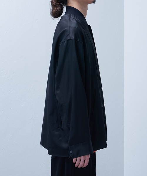 Lui's（ルイス）の「【SILLIS / シリス】 スタジアムジャケット（スタジャン・メンズ・ブラック/グレー・44/46）」の11枚目の写真