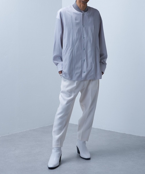 Lui's（ルイス）の「【SILLIS / シリス】 スタジアムジャケット（スタジャン・メンズ・ブラック/グレー・44/46）」の4枚目の写真