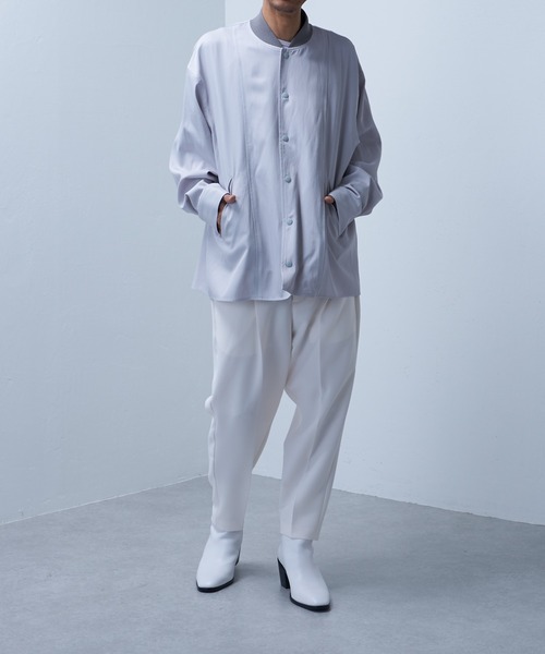 Lui's（ルイス）の「【SILLIS / シリス】 スタジアムジャケット（スタジャン・メンズ・ブラック/グレー・44/46）」の6枚目の写真