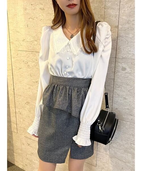 EATME（イートミー）の「クロスローズプレートネックレス（ネックレス・レディース・ブラック/シルバー・FREE）」の7枚目の写真