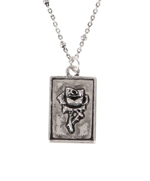 EATME（イートミー）の「クロスローズプレートネックレス（ネックレス・レディース・ブラック/シルバー・FREE）」の14枚目の写真