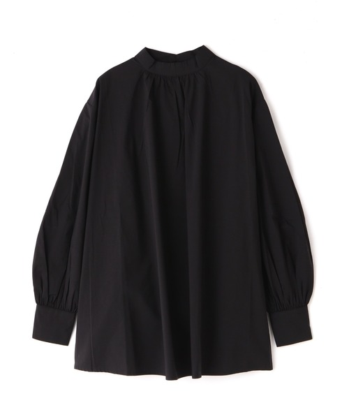 N.（N. Natural Beauty Basic）（エヌエヌナチュラルビューティーベーシック）の「◆レースカラーチュニックブラウス（Tシャツ/カットソー・レディース・ブラック/オフホワイト/ブルー・MEDIUM）」の7枚目の写真