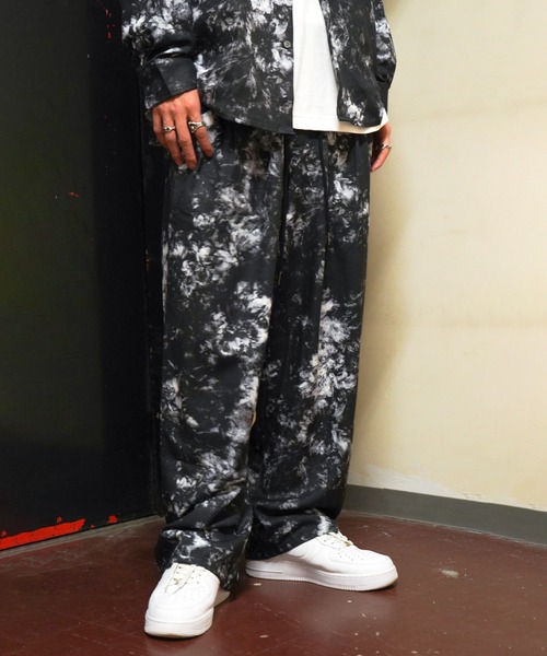 VENCEEXCHANGE（ヴァンスエクスチェンジ）の「【セットアップ可能】とろみジョーゼットバルーンパンツ　　イージーパンツ/ワイドパンツ/SETUP/（その他パンツ・メンズ・チャコールグレー/ブラック/オフホワイト/グリーン・M/L）」の19枚目の写真