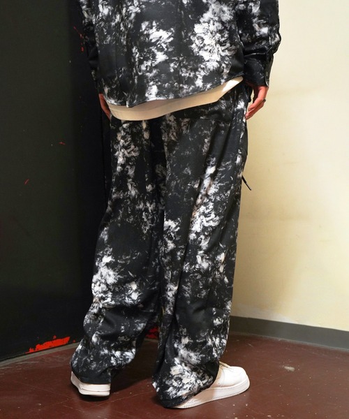 VENCEEXCHANGE（ヴァンスエクスチェンジ）の「【セットアップ可能】とろみジョーゼットバルーンパンツ　　イージーパンツ/ワイドパンツ/SETUP/（その他パンツ・メンズ・チャコールグレー/ブラック/オフホワイト/グリーン・M/L）」の20枚目の写真