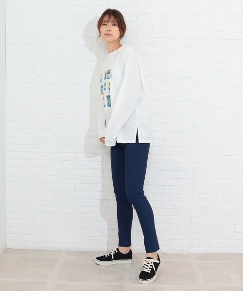 SHOO・LA・RUE（シューラルー）の「◆パーソンズコラボプリントロンT（Tシャツ/カットソー・レディース・ホワイト系/ホワイト系その他/ホワイト系その他4・04/03/02）」の20枚目の写真