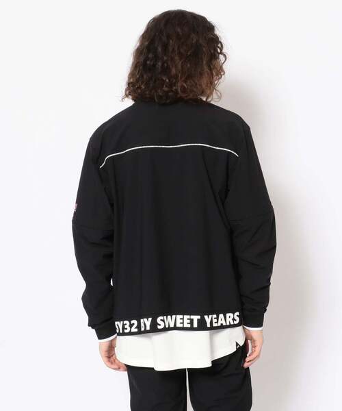 SY32 by SWEET YEARS(エスワイサーティトゥバイスィートイヤーズ)の「SY32 by SWEETYEARS /エスワイサーティトゥバイ スィートイヤーズ/STRETCH WIND JACKET(ブルゾン・メンズ・ブラック/ホワイト・LARGE/MEDIUM/X-LARGE)」の5枚目の写真