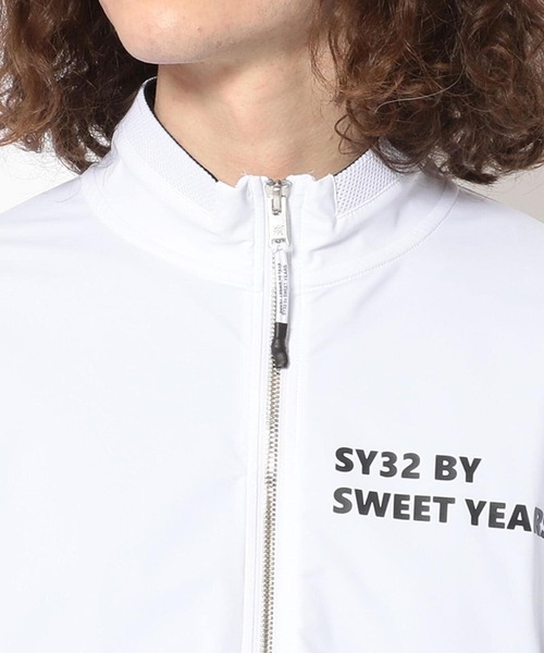 SY32 by SWEET YEARS(エスワイサーティトゥバイスィートイヤーズ)の「SY32 by SWEETYEARS /エスワイサーティトゥバイ スィートイヤーズ/STRETCH WIND JACKET(ブルゾン・メンズ・ブラック/ホワイト・LARGE/MEDIUM/X-LARGE)」の9枚目の写真