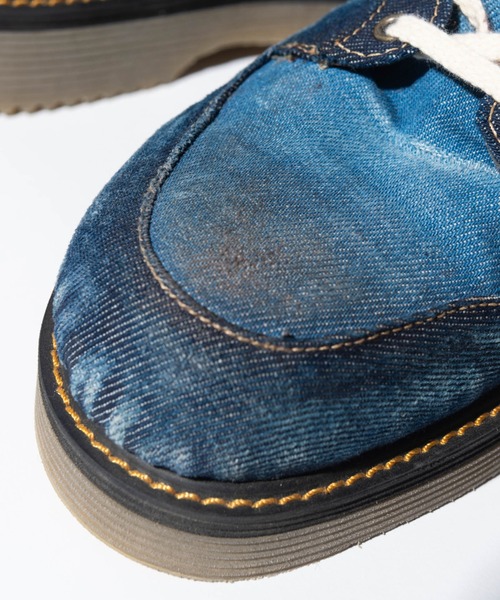 glamb（グラム）の「Denim Basket Shoes / デニムバスケットシューズ（スニーカー・メンズ・インディゴブルー/ブラック・2/3/4/1）」の22枚目の写真